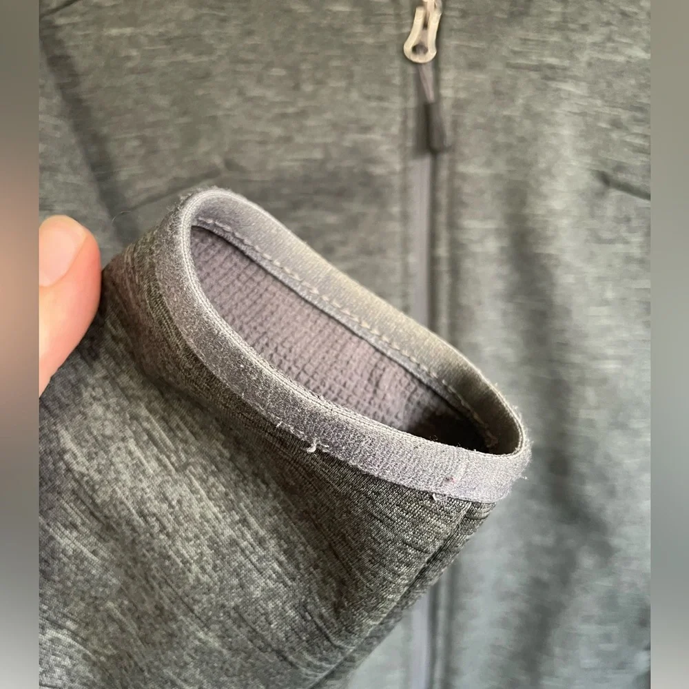 The North Face Softshell Apex Jacket#A4L4 Gray - Picture 5 of 7